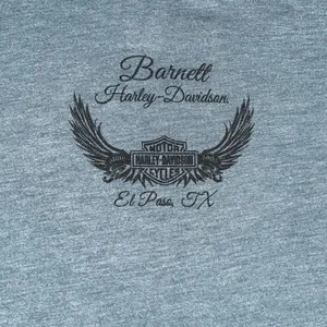 Harley Davidson 110 Years Barnett El Paso, TX Baby Tee 16-18” P2P thumbnail 4