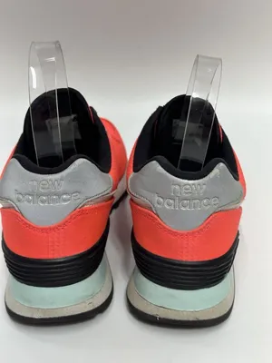 New Balance 574 Women's Shoes Sneakers Size 6 Vivid Coral Running Retro Gym thumbnail 5