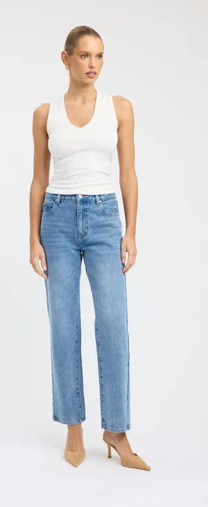 Kookai White/Cream Soho Tank in coconut water thumbnail 1