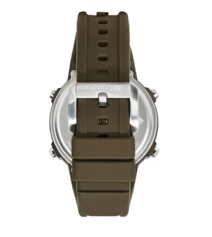 Columbia Exclusive Peak Patrol Quartz Digital Dial Olive Green Strap Men's Watchl thumbnail 2
