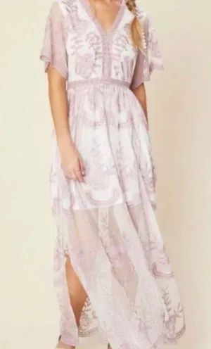 Altar’d State maxi lace dress thumbnail 3