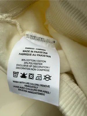 Nike Fleece Cream Sweatpants Size Medium Cream thumbnail 5