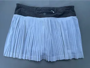 Lululemon Pleat to Street Skirt Size 6 White Mini Tennis Pleated Athleisure thumbnail 1