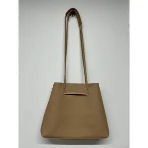 8 Other Reasons Vegan Leather Slouchy Bucket Tote Bag Taupe Neutral Minimal‎ thumbnail 2