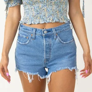 Levi’s • 501 Jazz Solo Blue Denim Shorts thumbnail 1