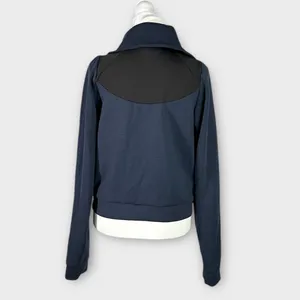 PUMA X Goop Track Jacket Women's Small Blue Black Full Zip Long Sleeve Pockets thumbnail 4