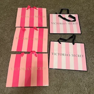 Victoria's Secret Pink and Black Tote‎ Bags thumbnail 1