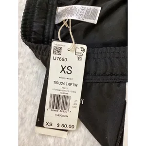 Adidas Tiro 24 Training Pants Womens XS Black White Track Soccer IJ7660‎ NEW thumbnail 4