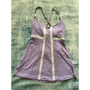 Lululemon Lavender Purple Mynah Athletic Tank Top Size 6 thumbnail 7