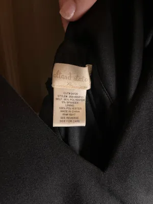 Altar'd State Black Tiered Mini Dress thumbnail 2