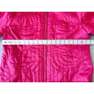 Acorn‎ Pink Quilted Lightweight Jacket Coat Full Zip Womens Medium thumbnail 8