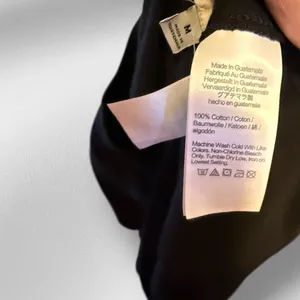 J Crew Black T-Shirt‎ Dress thumbnail 5