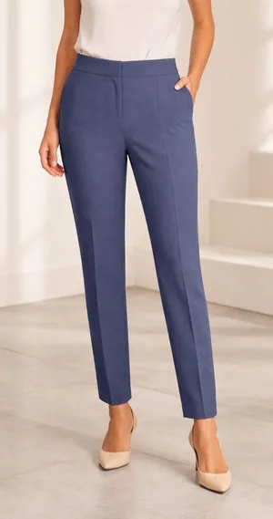 Anne Klein Blue Straight Leg Pants Sz 16 thumbnail 1