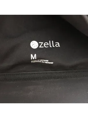 Zella Sports Bra Crossover Straps Removable Cups Black M thumbnail 3