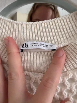Zara Cream Crochet Knit Sleeveless Vest thumbnail 5