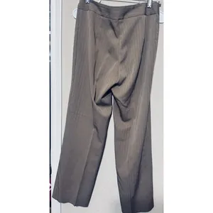 Courtenay Stretch Dress pants Womens sz 6 brown wide‎ leg office career thumbnail 4