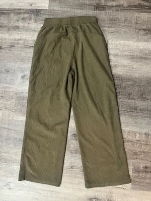 HALARA High Waisted Pocket Straight Leg Baggy Mop Corduroy Pants - Sea Turtle thumbnail 5