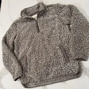 Altar’d State Sherpa Quarter Zip Pullover Jacket Women's Medium Teddy Bear Brown thumbnail 2