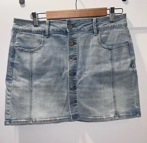 American Eagle Jean Mini High-Rise Skirt thumbnail 1