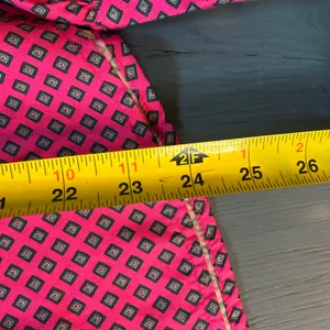 Vineyard Vines Pink and Blue Diamond Blouse | Women’s Size XL thumbnail 7