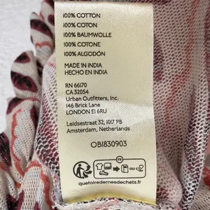 Free People Through The Meadow Top Floral Boho Festival Size Medium thumbnail 5