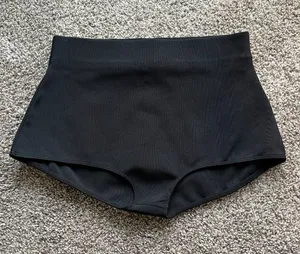 Zara Micro Shorts High Waist Black Size Small Stretch Excellent Condition thumbnail 1