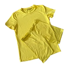 Daisy Yellow biker shorts set. NWOT. Medium thumbnail 2