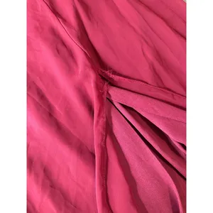 NWT‎ THREAD Bridesmaid Ines Chiffon Sleeveless Gown Burgundy Dessy Size 12 R thumbnail 5