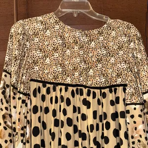 $148 NWOT Anthropologie x Conditions Apply Miranda Mixed Print Tunic Dress S thumbnail 9