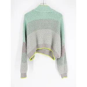 Free People Sunbrite Mock Neck Sweater Women's XL Cozy‎ Knit Pullover thumbnail 3