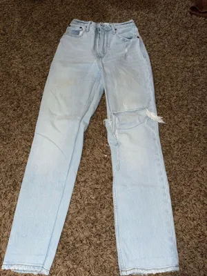 Abercrombie & fitch the 90s straight ultra high-rise thumbnail 3