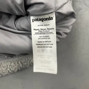 Patagonia Los Gatos Fleece Vest S Grey Full Zip High Pile Soft Layering Fuzzy thumbnail 5