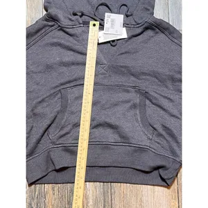 American Eagle Outfitters Seriously Lived In Gray Pullover Hoodie Sweatshirt Med thumbnail 7