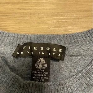 Fiesole‎ Gray Wool Long Sleeve Sweater Size M thumbnail 5