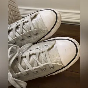 Converse Chuck Taylor All Star Low Top Metallic Shimmer Sneakers size 9 thumbnail 3