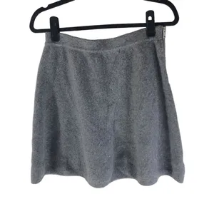 Tahari Womens Gray Wool Blend A-Line Skirt Size M thumbnail 2