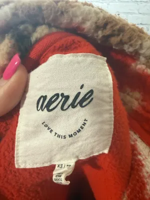 Aerie hometown holiday 1/4 zip fleece sweatshirt thumbnail 10