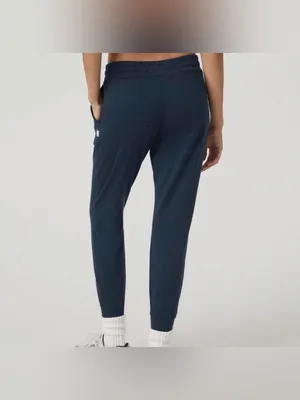 Vuori navy blue performance joggers size small thumbnail 2