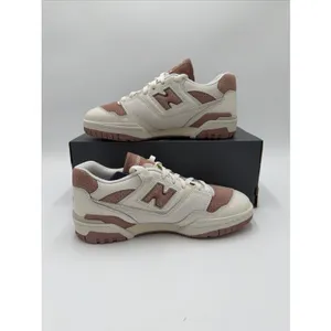 New Balance Women's 550 Shoes White/brown Size 9.5 NWB No lid thumbnail 2