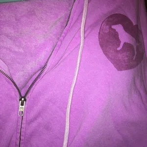 PINK Vintage lavender zip-up hoodie thumbnail 6