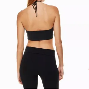 NWT Aritzia Sunday Best Cora Multi twist bandeau top in Black- Size XS thumbnail 2