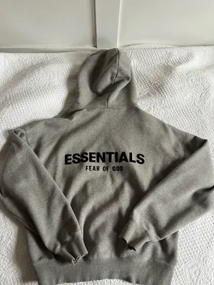 Essentials Fear of God Hoodie Oatmeal thumbnail 4
