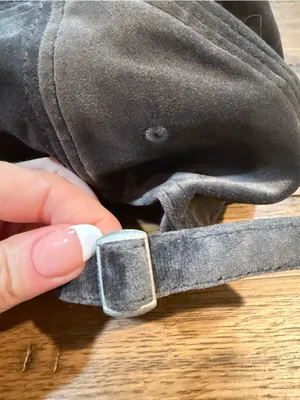 American Eagle Outfitters velvet Black Baseball Cap​ thumbnail 6