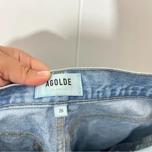 AGOLDE 90s Mid Rise Loose Fit Distressed Jeans Revolve Style #A069C-811 Size 26 thumbnail 9