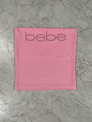 Bebe Pink Rhinestone Tube Top thumbnail 2