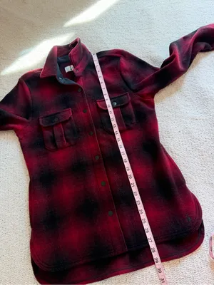 Smartwool Anchor Line Shirt Jacket Small Red Buffalo Check thumbnail 8