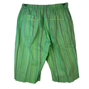 Fresh Produce Nautical‎ Rope Park Ave Capri Pants Meadow Green Cotton Large NWT thumbnail 2