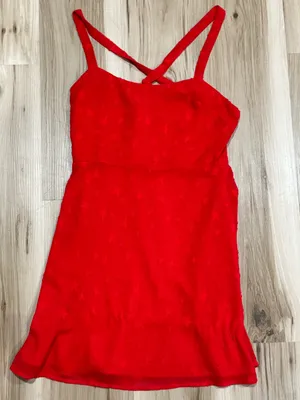 Revolve By The Way Mikayla Red Star Mini Dress Women’s Small thumbnail 4