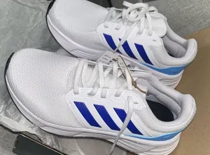 Adidas Galaxy 6 M White and Blue Athletic Sneakers thumbnail 1