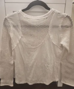 NWT People Mesh Accent Thermal Long Sleeve Shirt Size Small thumbnail 3
